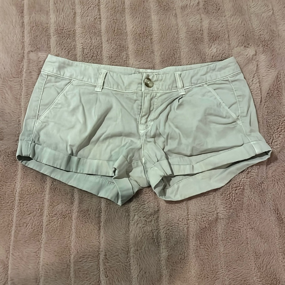 American Eagle Stretch cuffed shorts (size 2)